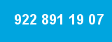 922 891 19 07 922 891 19 07